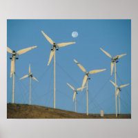États-Unis, Californie, Altamont Pass, générateurs