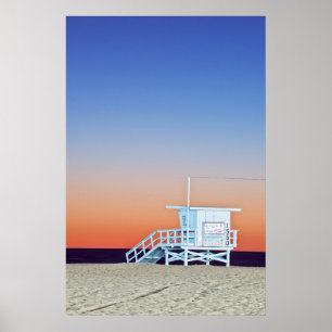 Poster États-Unis, Californie, Los Angeles, Père Noël 