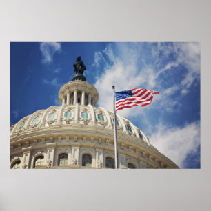 Poster États-Unis, Columbia, Washington DC, Capitol Build