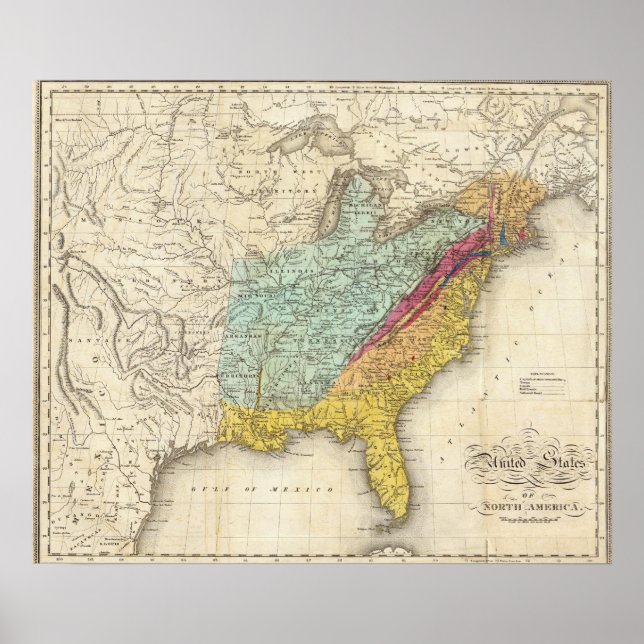 Poster États-Unis d'Amérique du Nord (Devant)
