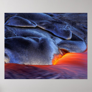Poster États-Unis, Hawaï, Big Island, Kilauea, Parc natio