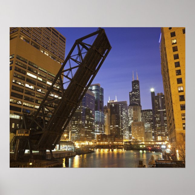 Poster États-Unis, Illinois, Chicago, Chicago (Devant)