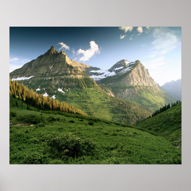 Poster États-Unis, Montana, Parc national du Glacier (Devant)