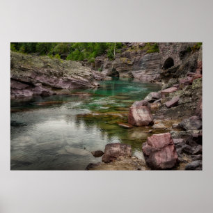 Poster États-Unis, Montana, Parc national du Glacier 2