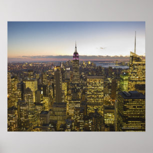 Poster États-Unis, New York, New York City, Cityscape au