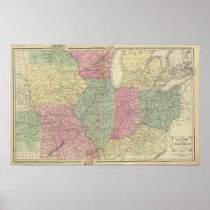 Poster États-Unis occidentaux