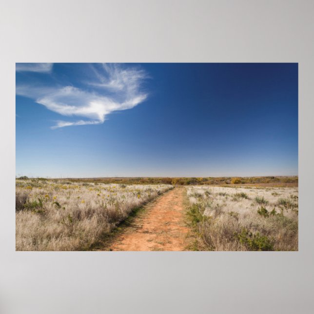 Poster États-Unis, Oklahoma, Black Kettle National Grassl (Devant)