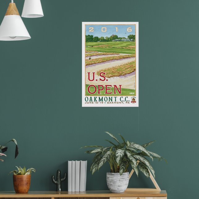 Poster États-Unis Open de golf Oakmont Country Club cadea (Salon 1)