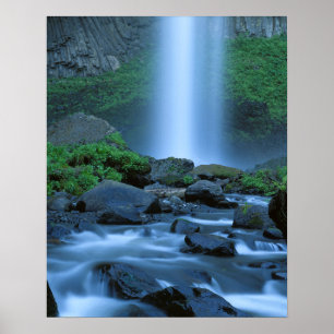 Poster États-Unis, Oregon, Columbia Gorge, Latourell Fall