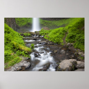 Poster États-Unis, Oregon, Columbia River Gorge, Latourel