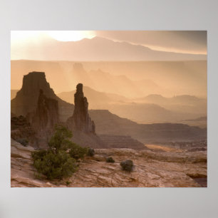 Poster États-Unis; Utah; Parc national de Canyonlands. Vu