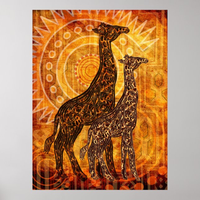 Poster Été africain (Devant)