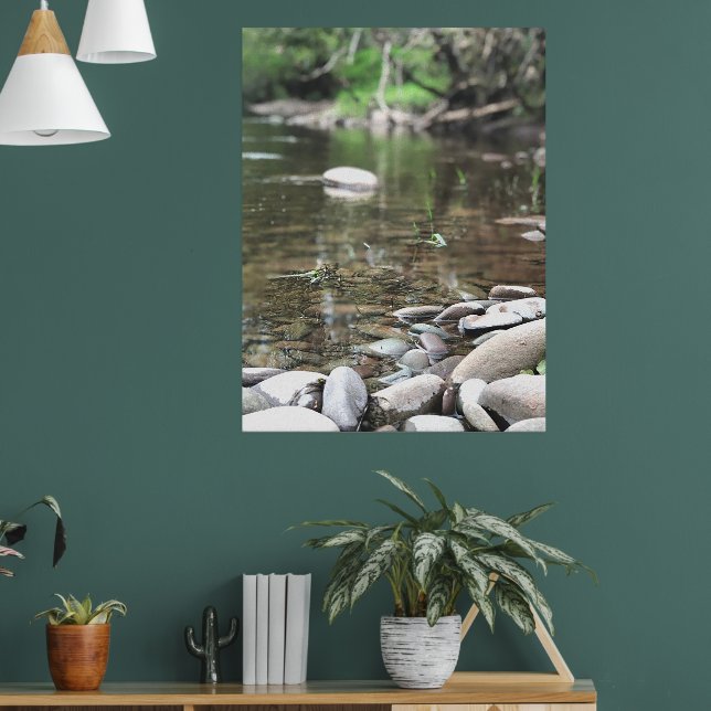 Poster Eté Stream Photo Calme Paysage (Salon 1)