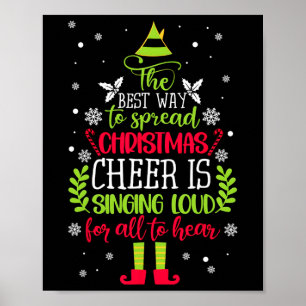 Poster Étendre La Soirée De Noël Chante Loud Noël Elf P