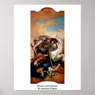 Poster Eteocles And Polynices By Giovanni Tiepolo
