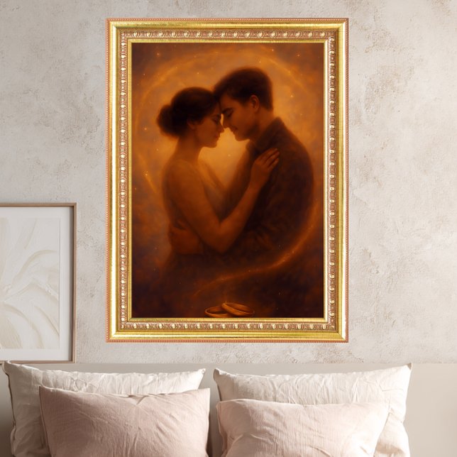 Poster Eternal Embrace – Celestial Romance Art (Créateur téléchargé)