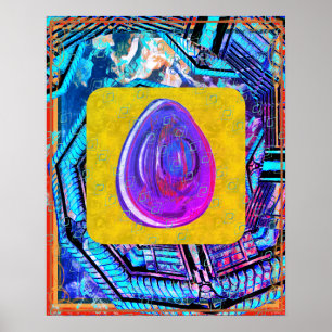 Poster Éther élémentaire dans la Terre aide de méditation