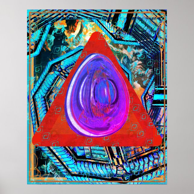 Poster Ether élémentaire dans l'aide de méditation de feu (Devant)