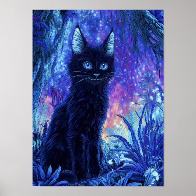 Poster EtherealForestCat (Devant)