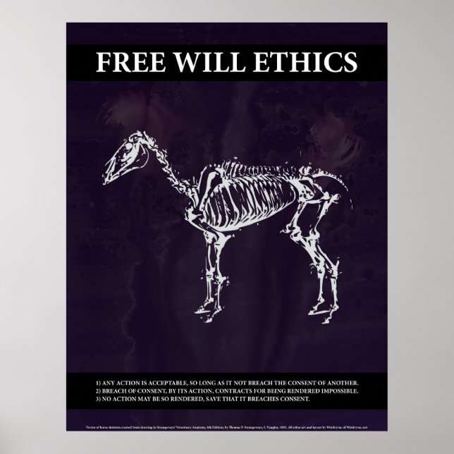 Poster Éthique libre (Devant)
