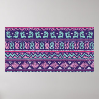 Poster Ethnie tribale homogène