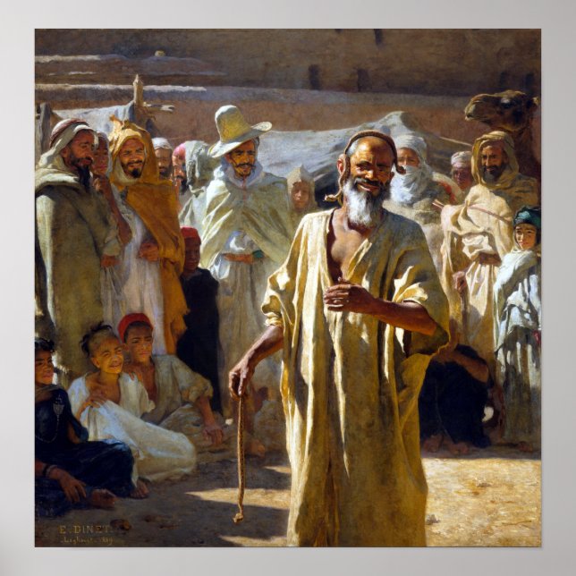 Poster Etienne Dinet Le Charmer De Serpent (Devant)