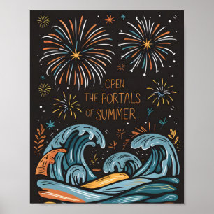 Poster Étincelle de l'été