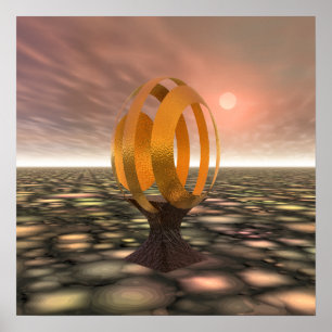 Poster étincelle des oeufs 3D !