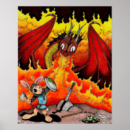 Poster Étiqueteur de lapin