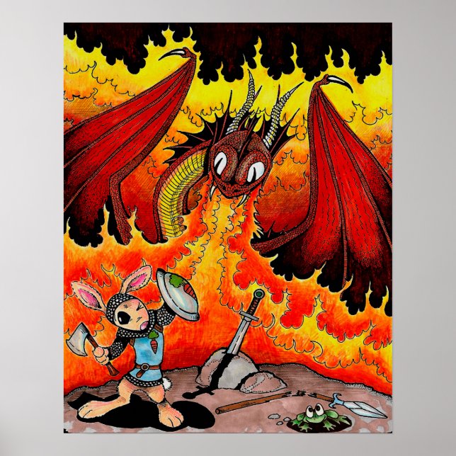 Poster Étiqueteur de lapin (Devant)