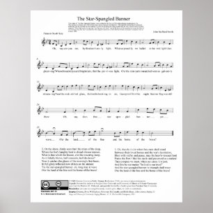 Poster Étoile-a orné la feuille de paillettes de musiqu