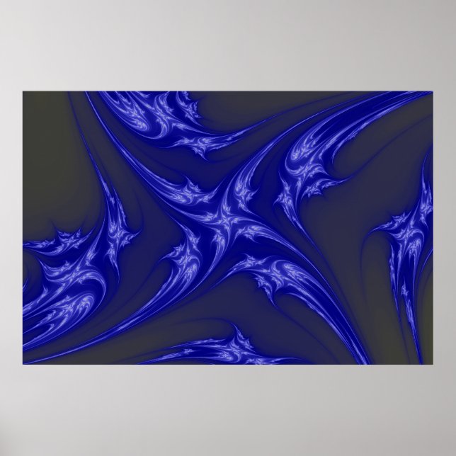 Poster étoile bleue (Devant)