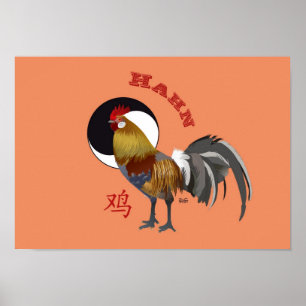Poster Étoile chinoise