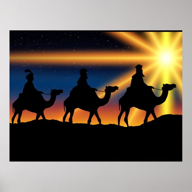 Poster Étoile de Bethléem - Naissance du Christ (Devant)