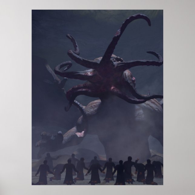 Poster Étoile de Cthulhu (Devant)
