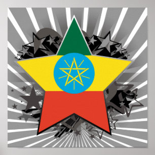 Poster Étoile de l'Ethiopie