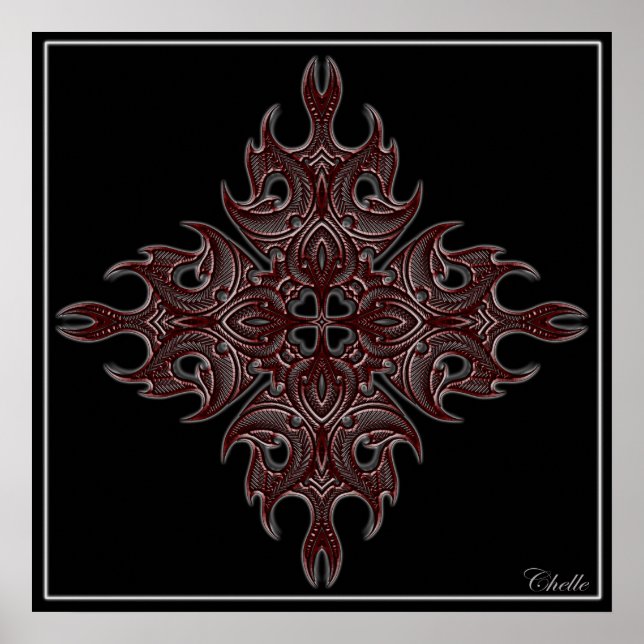 Poster Étoile polynésienne (Devant)