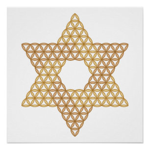 Poster Étoile Sacrée - Étoile de Vie, 04/3D-Br.