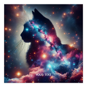 Poster Étoiles de chats d'Imaginaire