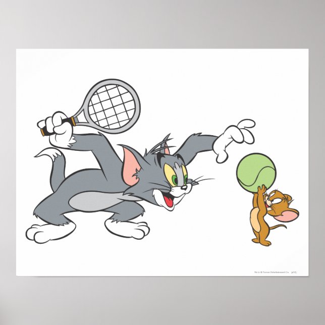 Poster Étoiles de tennis Tom et Jerry 2 (Devant)