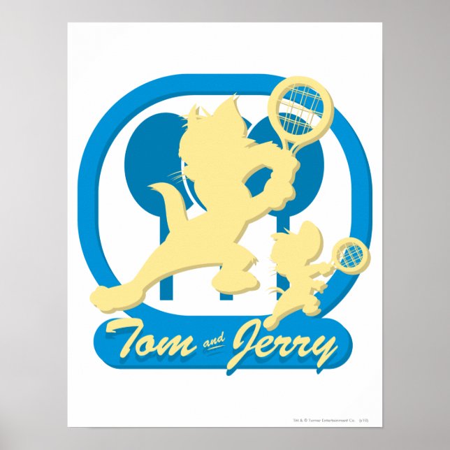 Poster Étoiles de tennis Tom et Jerry 3 (Devant)