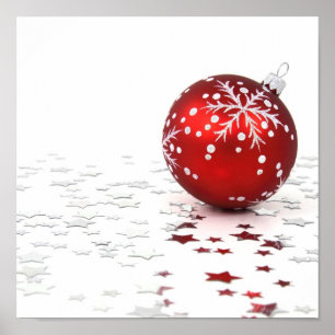 Poster Étoiles de vacances de Noël