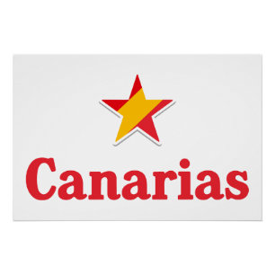 Poster Étoiles d'Espagne – Canarias