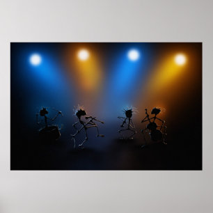 Poster étoiles rock