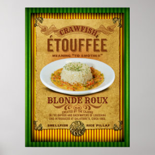 Poster Etouffffee New Orleans Cajun