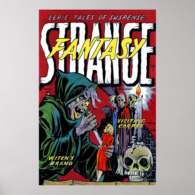 Poster Étrange Imaginaire La Sorcière effrayante Bande de (Devant)