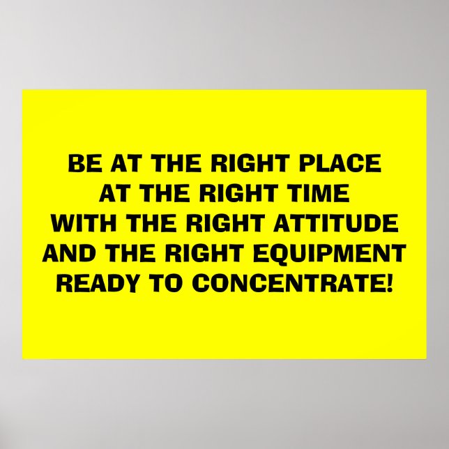 Poster Être "Attitudes" (Devant)