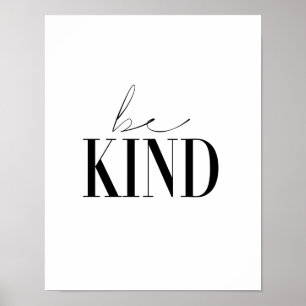 Poster Être gentil