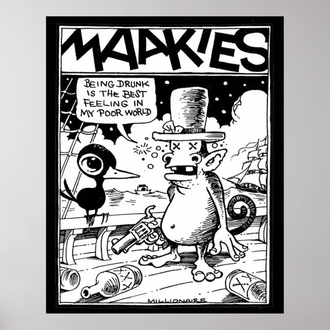 Poster Être ivre Est L'Affiche De Meilleur Sentiment (Devant)