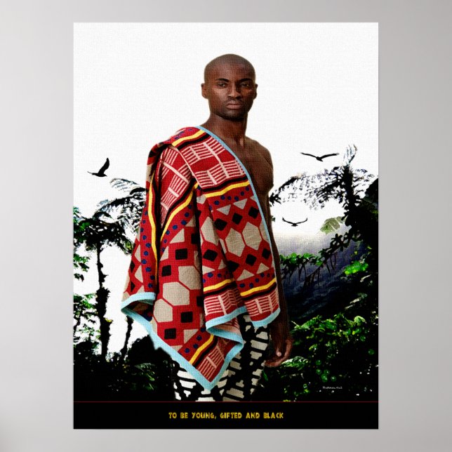 Poster Être jeune, doué et noir (Devant)